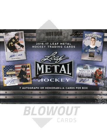 2016/17 Leaf Metal Hockey Hot Box 